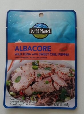 Wild Planet Albacore wild tuna with sweet chili pepper