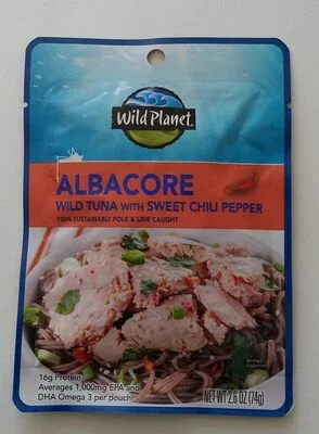 Wild Planet Albacore wild tuna with sweet chili pepper