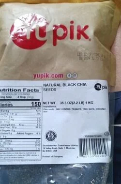 Yupik Natural Black Chia Seeds