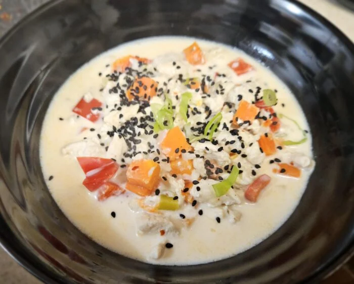 Thai Coconut Chicken Soup from Green Chef, photographed by u/cera84.