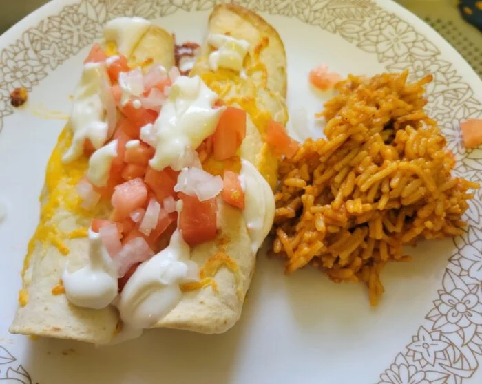 Beef Flautas Supreme from HelloFresh, as plated at home by a MealFan reader