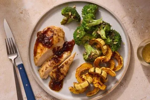 Balsamic Chicken & Roasted Squash