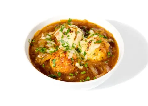 French Onion Soup Chicken Meatballs