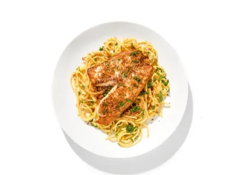 Tilapia Noodles in Huancaina