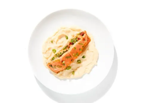 Sweet Chili-Glazed Stuffed Salmon