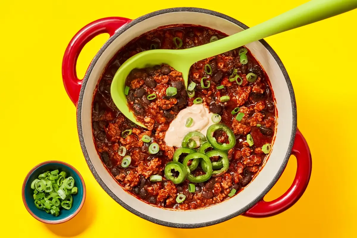 One Pot Cowboy Chicken & Black Bean Chili