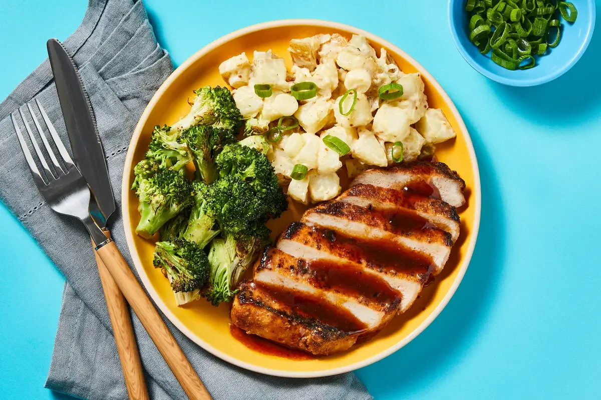 Honey Butter Glazed Pork Chops
