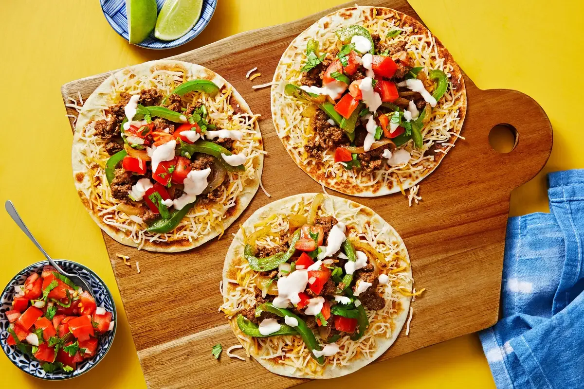 Beef & Cheese Tostadas