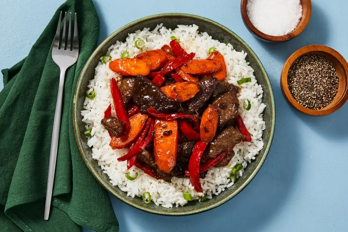Tangy Ginger Steak & Pepper Stir Fry
