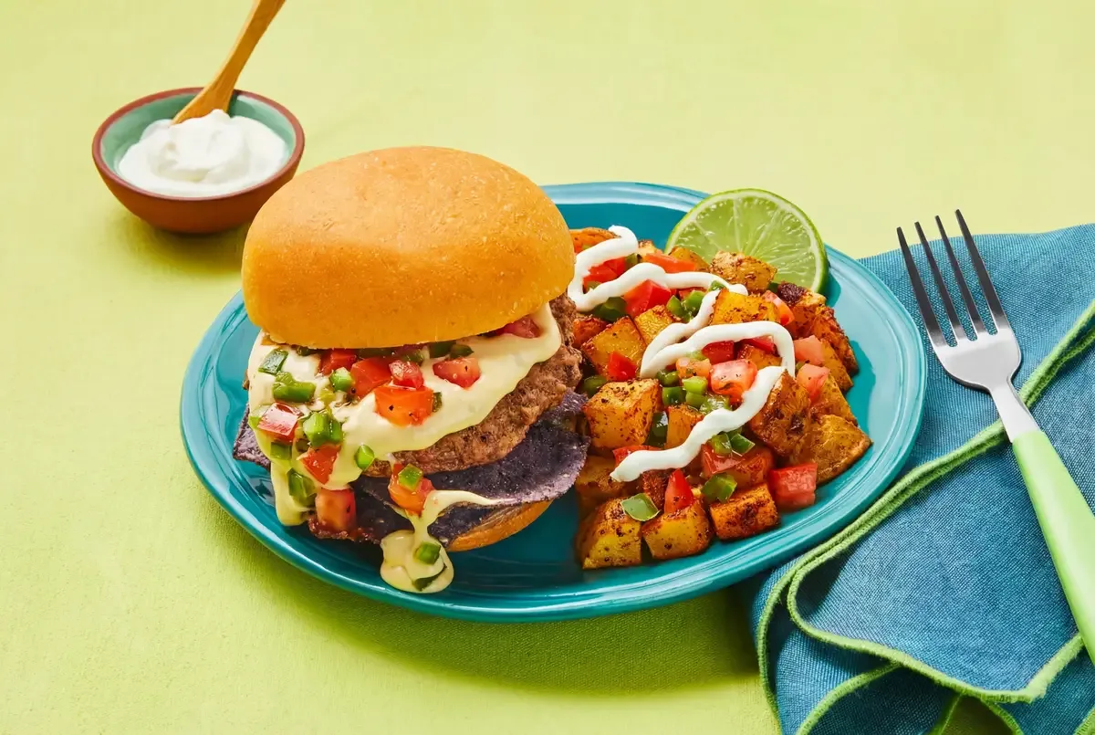 Nacho Crunch Turkey Burgers