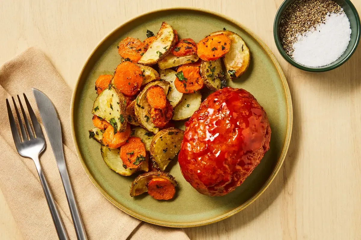 Gouda Stuffed Pork Meatloaves