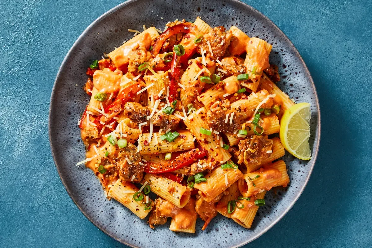 Creamy Chicken Sausage Gluten Free Fusilli