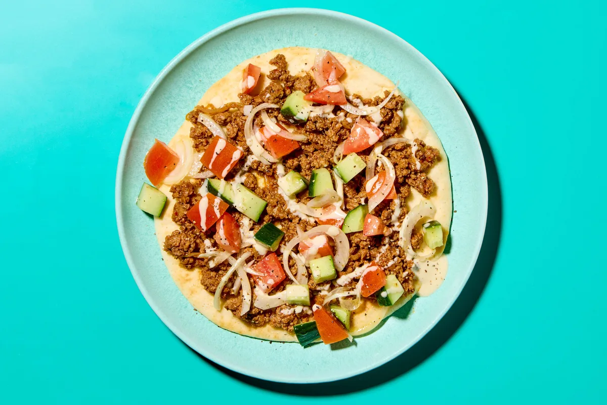 Harissa Lamb Pita Wrap