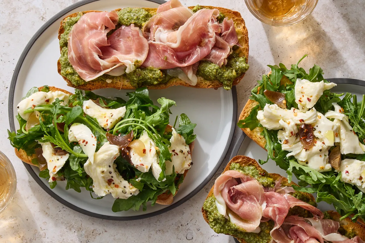 Prosciutto Mozz Sandwiches