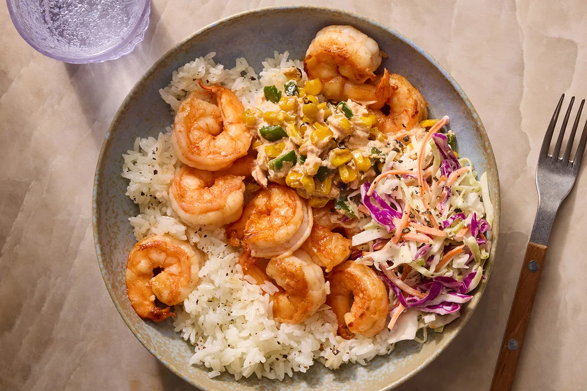 Mexican Style Shrimp & Street Corn