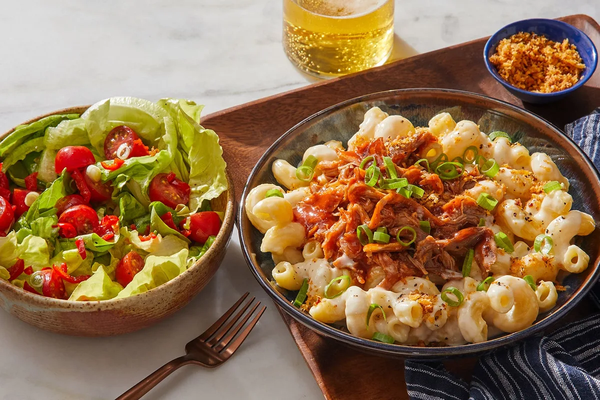 BBQ Pulled Pork Mac & Cheese