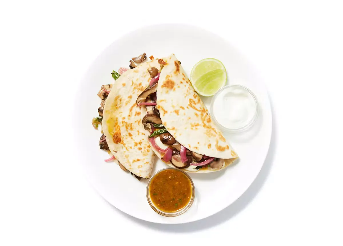 CookUnity menu photo of Caramelized Mushroom Quesadilla