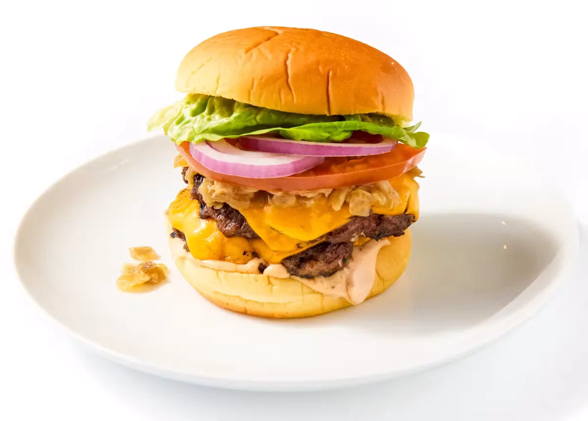 CookUnity menu photo of Double Cheese Smash Burger