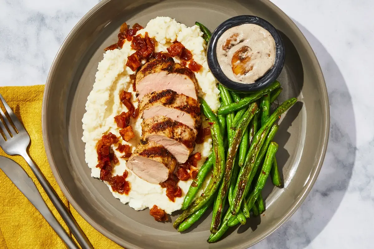 Bacon Onion Jam Pork Tenderloin