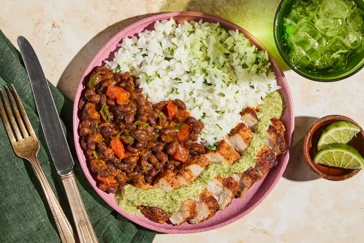 Creamy Chimichurri Pork Chops