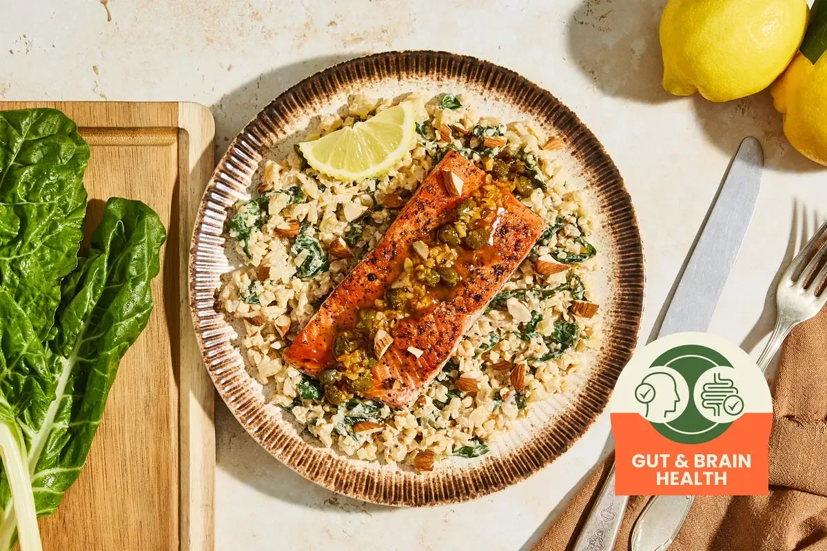 Sockeye Salmon with Lemon Caper Sauce