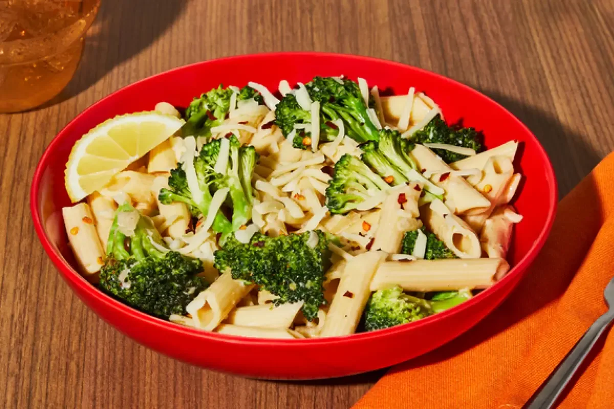 Chicken & Creamy Penne Al Limone with Broccoli
