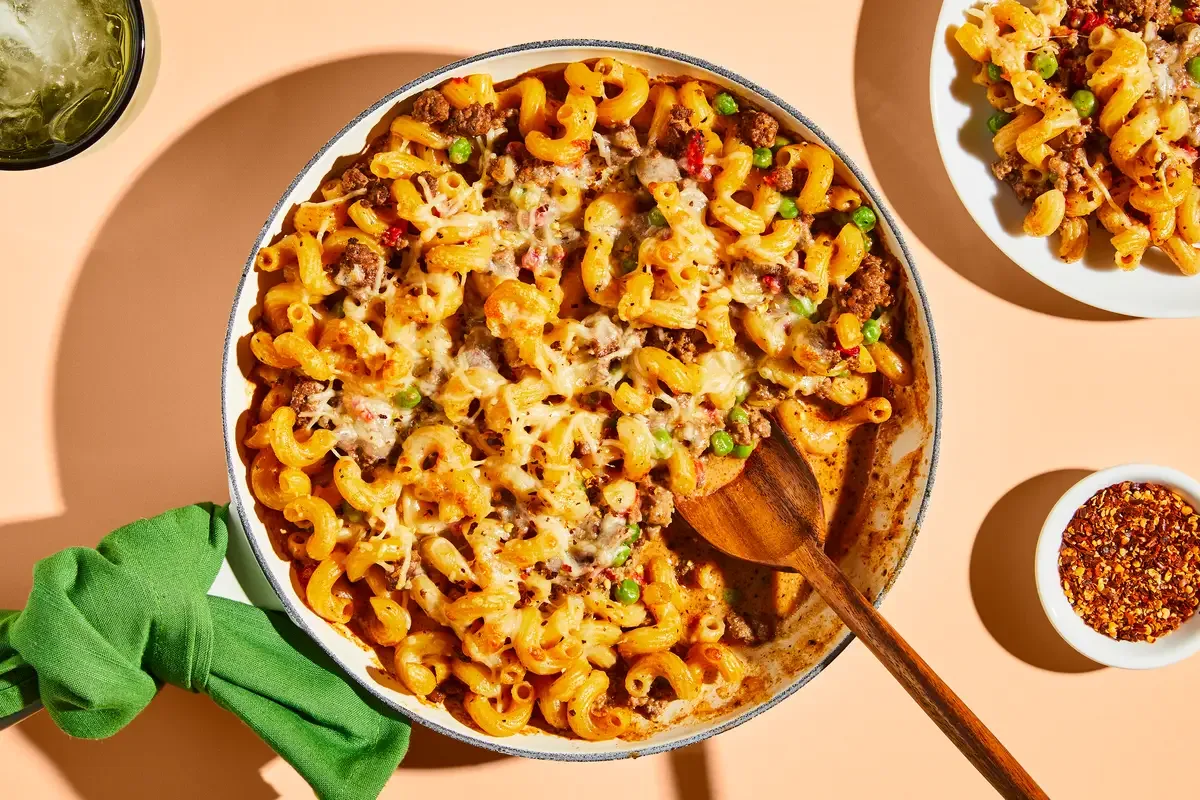 Turkey Cavatappi Skillet