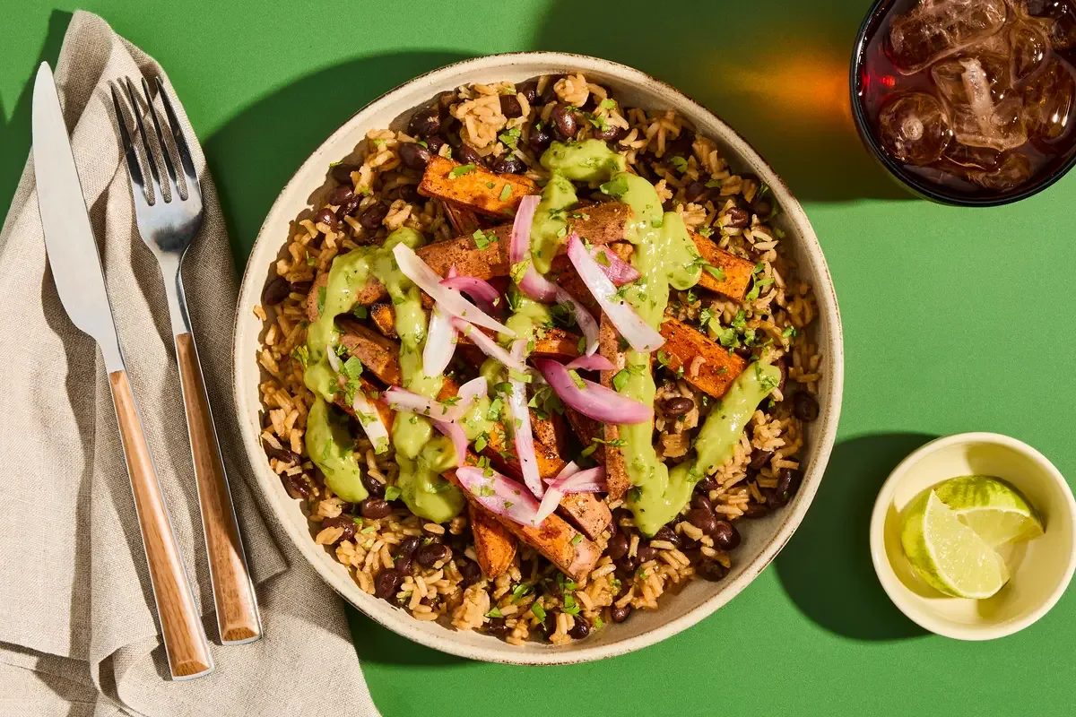 Ancho Cumin Spiced Sweet Potato Bowls