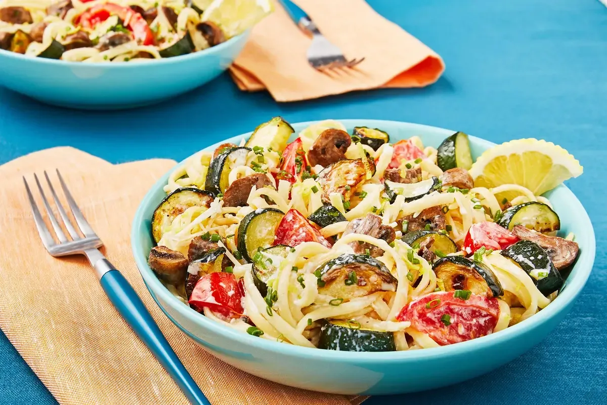 Zesty Farmers Market Chicken Linguine