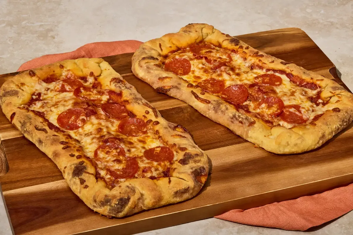 Stuffed Crust Pepperoni Pizzas