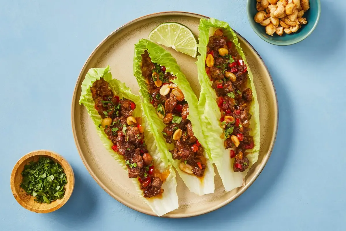Sweet Chili Chicken Lettuce Wraps