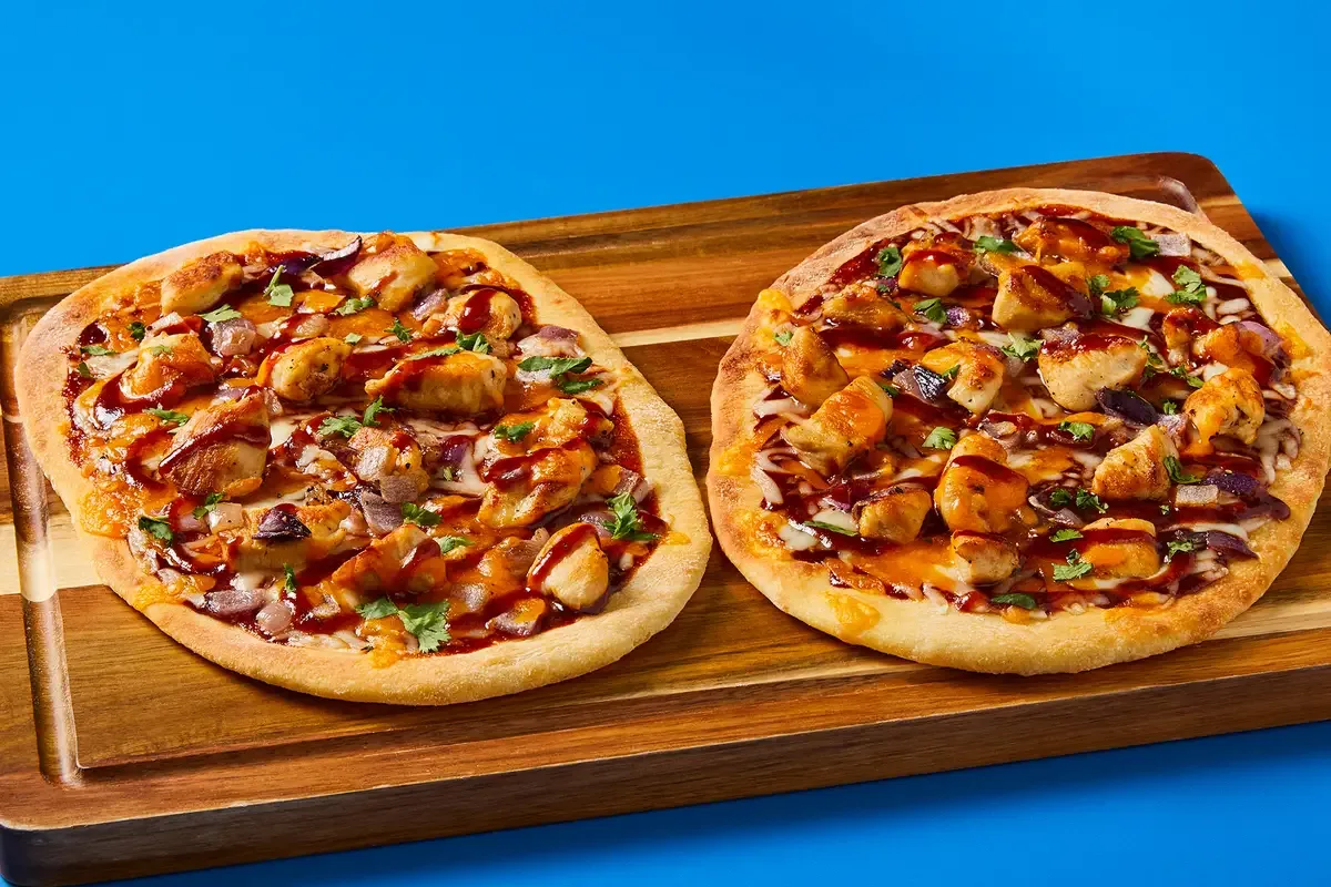 Cheesy BBQ Chicken Pizzas