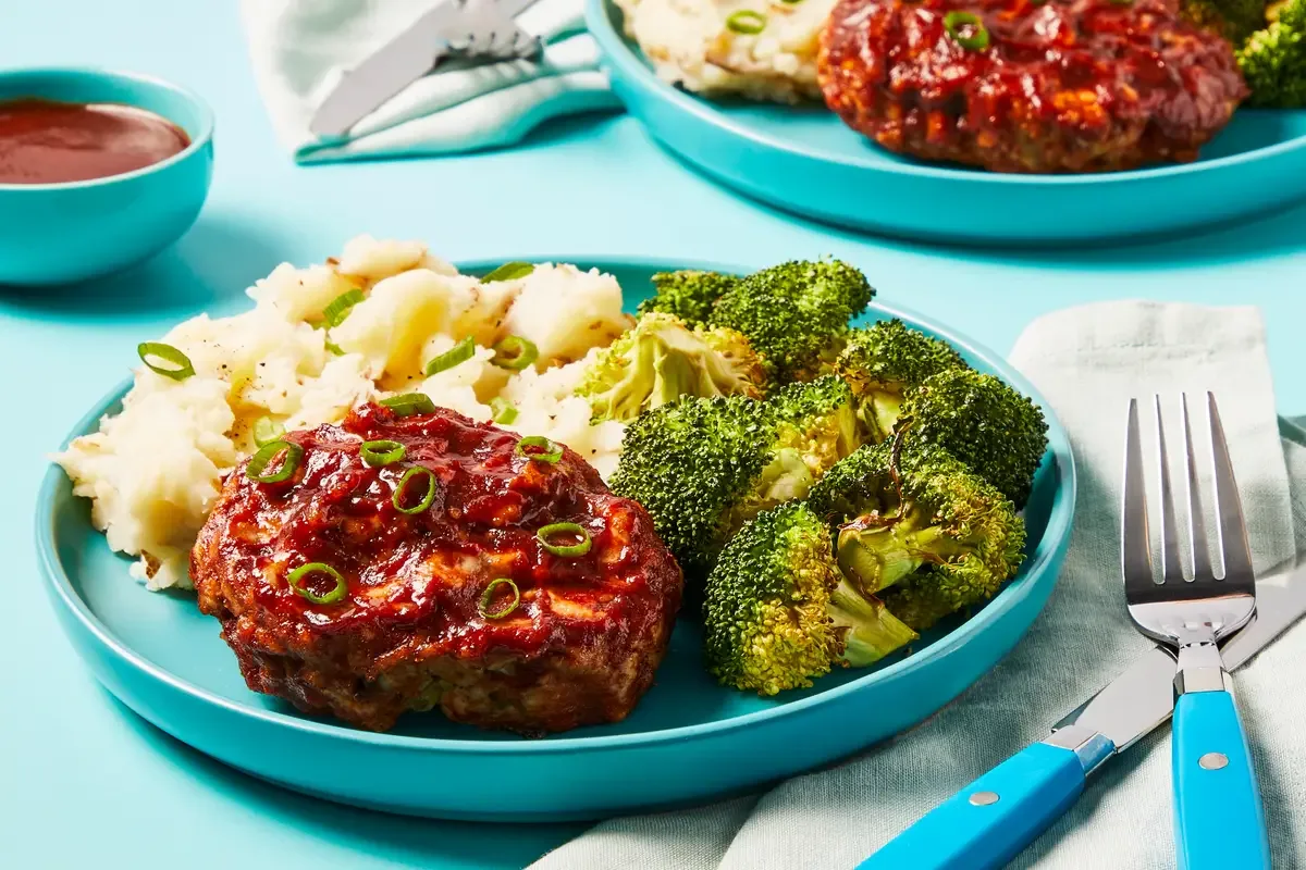 Soy Glazed Pork Meatloaves