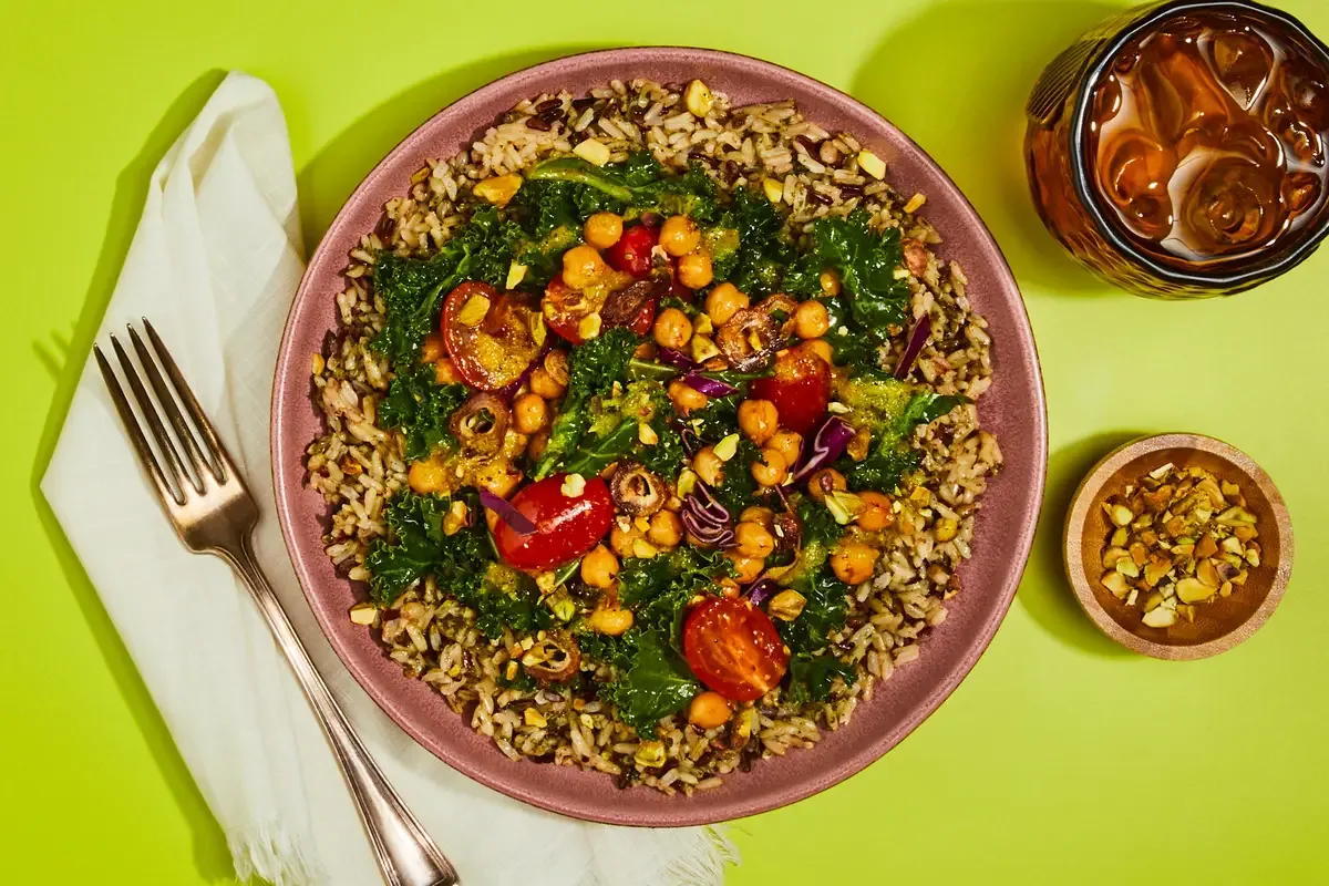 Ginger Turmeric Kale & Chicken Bowls