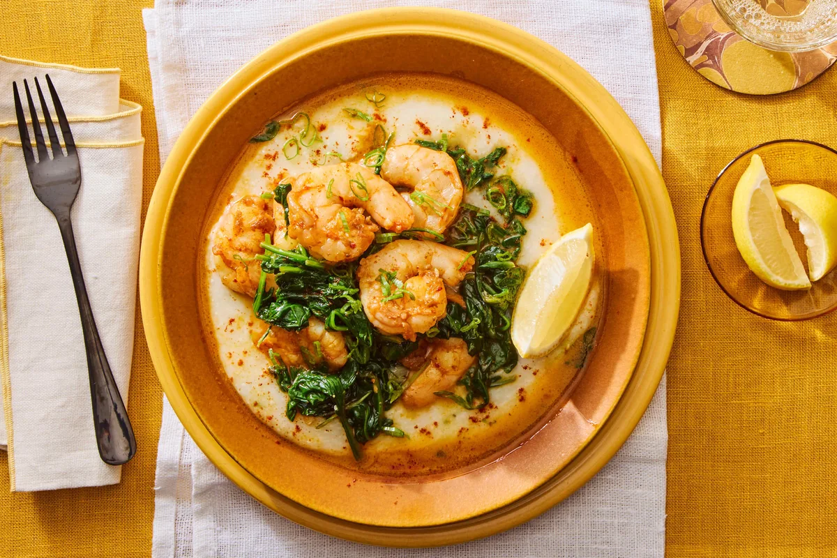 The Perfect Paprika Shrimp Grits From The Icons Of Marley Spoon Collection