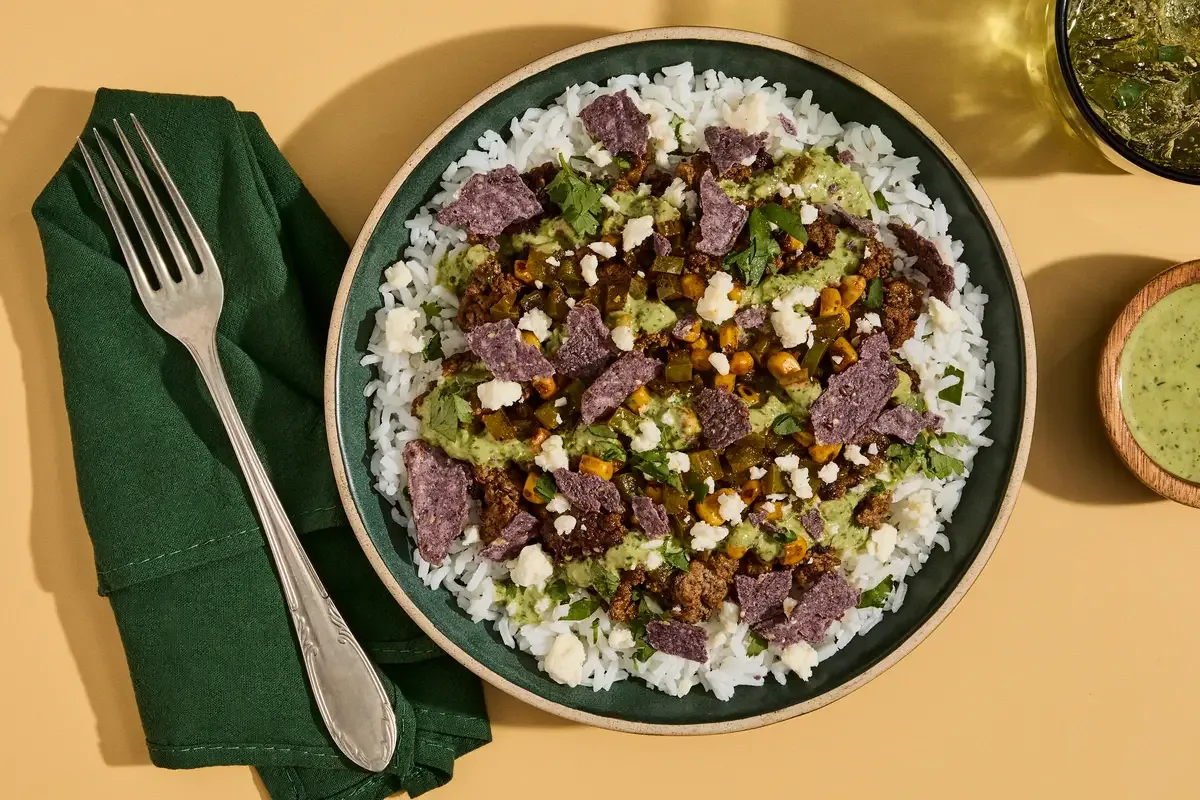 Beef & Rice Burrito Bowls