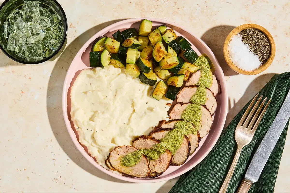 Pork Filet with Bacon & Chimichurri