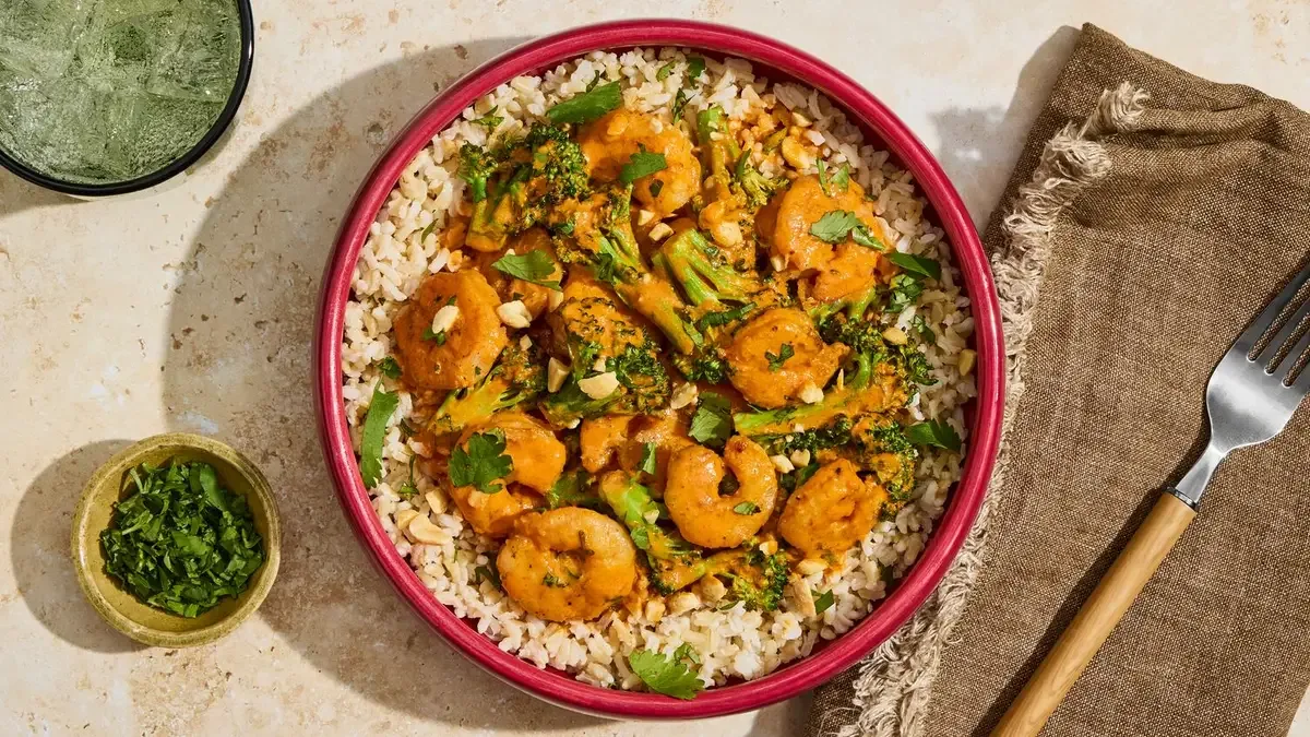 Spicy Coconut Curry Chicken & Broccoli