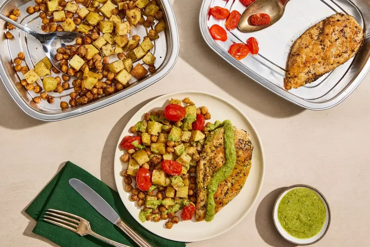 Oven Bake Organic Chicken & Chickpeas