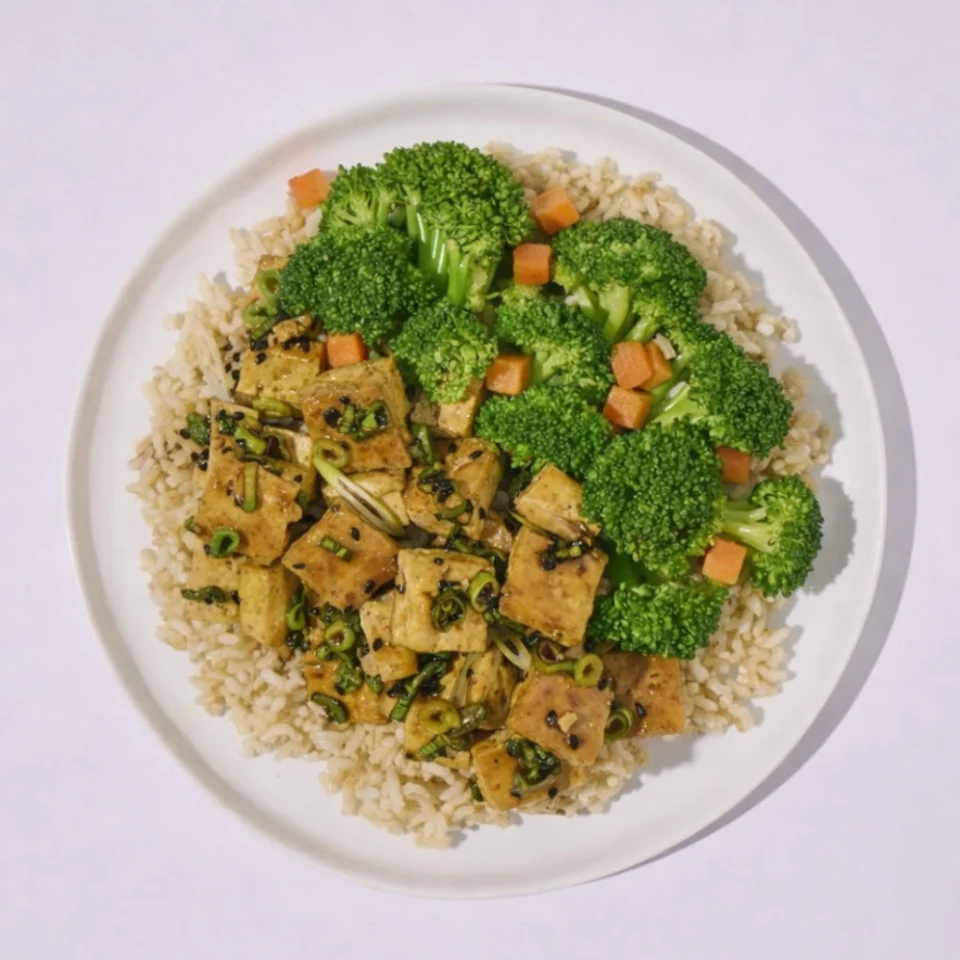 Tofu Teriyaki Veggie Bowl