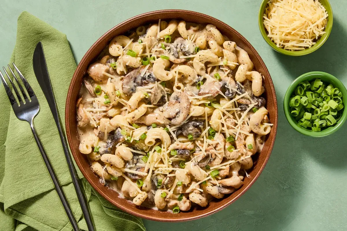 Creamy Mushroom Gluten Free Fusilli