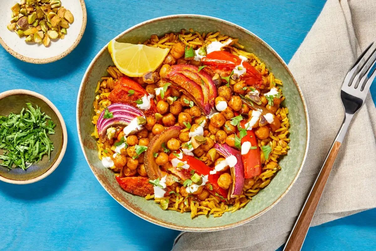 Middle Eastern Chickpea Bowls