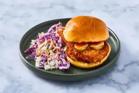 Air Fryer Cajun Chicken & Bacon Sandos