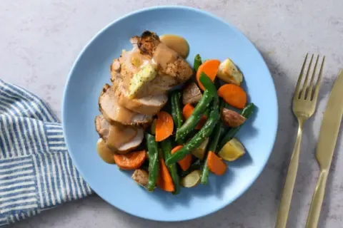 French Onion Pork Tenderloin