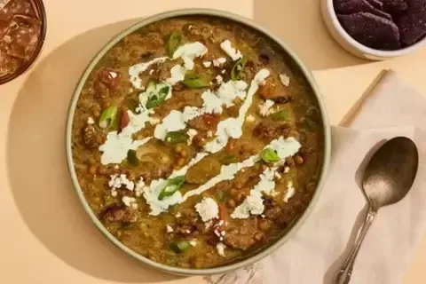 Spicy Green Enchilada Chicken Soup