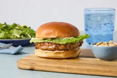 HelloFresh menu photo of Sweet Umami 2x Pork Burgers