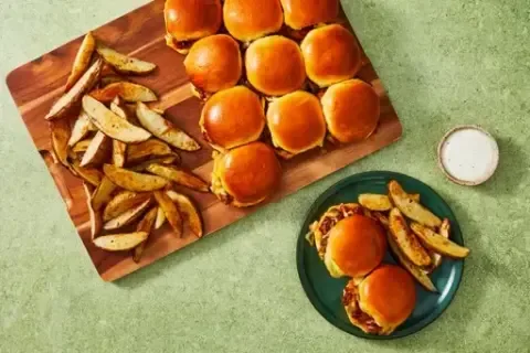 XL Cheesy BBQ 2x Turkey & Pickle Sliders