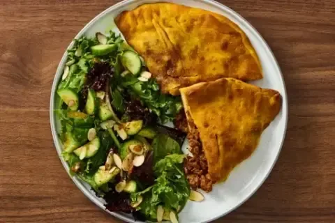 Zanzibari-Inspired Golden Lamb Hand Pies