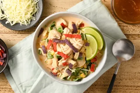 Zesty Poblano Chicken Chowder