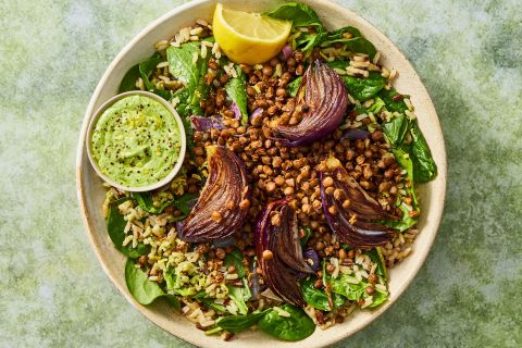 webimage-HFRC-R18085APA02_Hero_CreamyChimichurriLentilAndSpinachGrainBowlsWithRoastedRedOnion_ipe-102-New-d1885b72